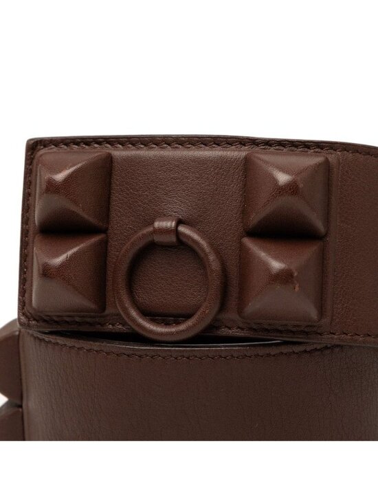 Hermes Collier de Chien 80 Brown Leather 1- Belt